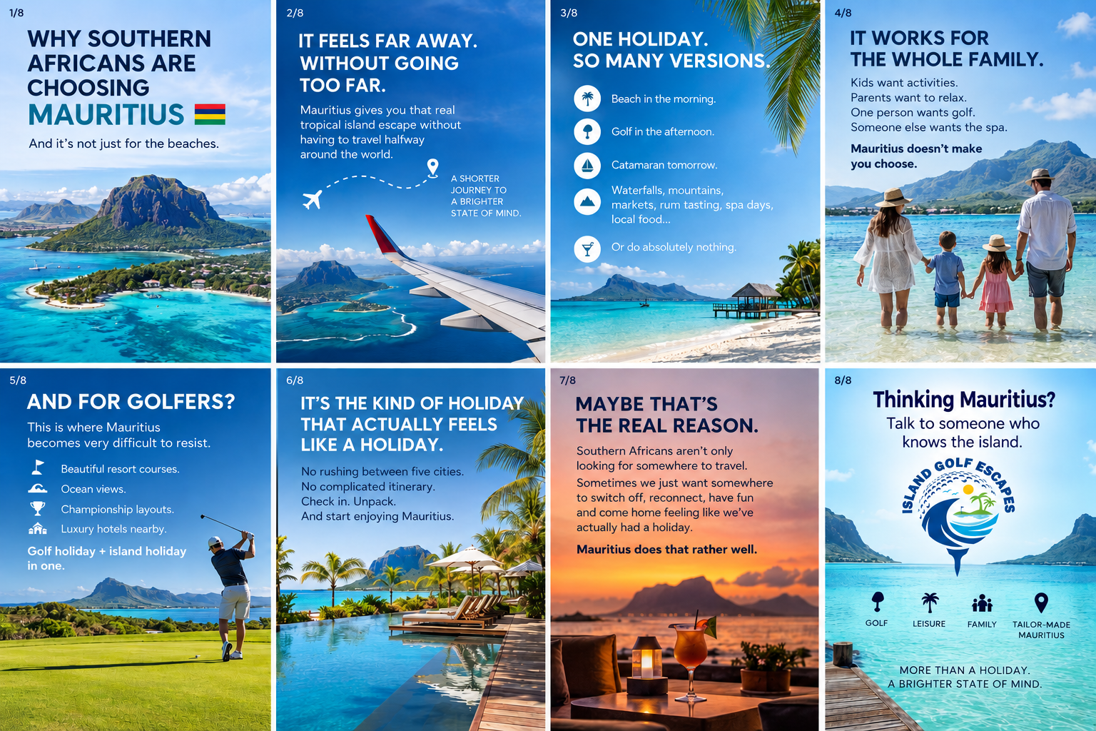 Mauritius has long been known for beautiful beaches, luxury resorts and romantic honeymoons. But for travellers from Southern Africa, the island offers much more than a week beside the sea. From championship golf and family resorts to catamaran cruises, mountain adventures, Mauritian cuisine and spa retreats, Mauritius is the kind of destination where very different travellers can enjoy the same holiday. And perhaps that is part of its appeal: Mauritius feels like a genuine tropical escape without having to travel halfway around the world. Here are some of the reasons Mauritius deserves a place on your next holiday list.
